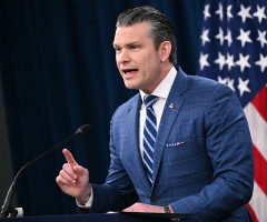 Pete Hegseth reads fake Bible verse from 'Pulp Fiction' during prayer service, likens press to Pharisees