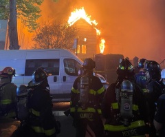 6 firefighters injured as massive fire sweeps historic NYC church
