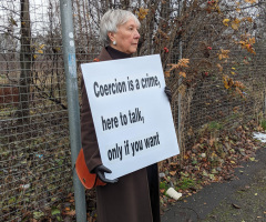 Charges dropped against pro-life grandma arrested for 'influencing' near abortion clinic