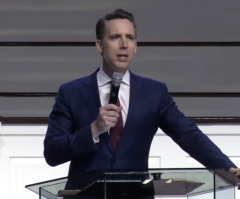 Josh Hawley says America was 'founded on the Gospel of Jesus Christ'