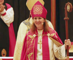 Sarah Fisher installed as first openly lesbian Episcopal bishop in the South