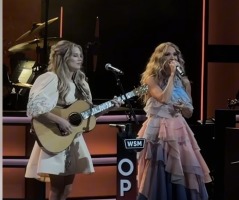 Hannah Harper performs with Carrie Underwood at Grand Ole Opry, thanks God for answered prayers