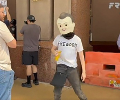 'Deserved to die': Protesters mock Charlie Kirk assassination outside TPUSA event