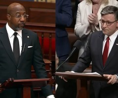 Warnock meets with House Speaker Mike Johnson after criticizing his faith