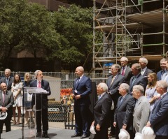 First Baptist Dallas breaks ground on new sanctuary, targets Easter 2028 for debut