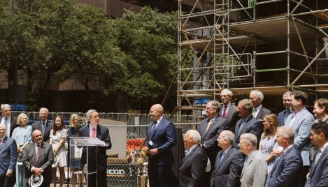 First Baptist Dallas breaks ground on new sanctuary, targets Easter 2028 for debut