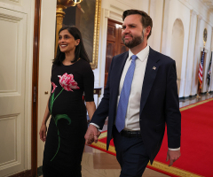 JD Vance says wife Usha aided journey back to Christianity, hopes she will convert