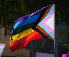 Police officer warns street preachers they face citation 'if someone is offended' at LGBT pride rally