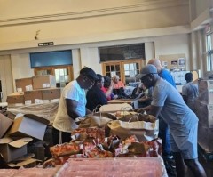 ‘Blessed day of service’: Dozens accept Christ at church grocery giveaway