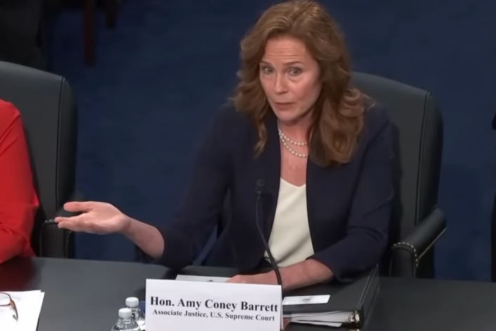 Amy Coney Barrett was given bulletproof vest amid 'intense' threats following Dobbs leak