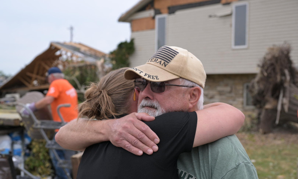 'Living proof that God exists': Hundreds of Samaritan's Purse volunteers aid Wisconsin tornado survivors