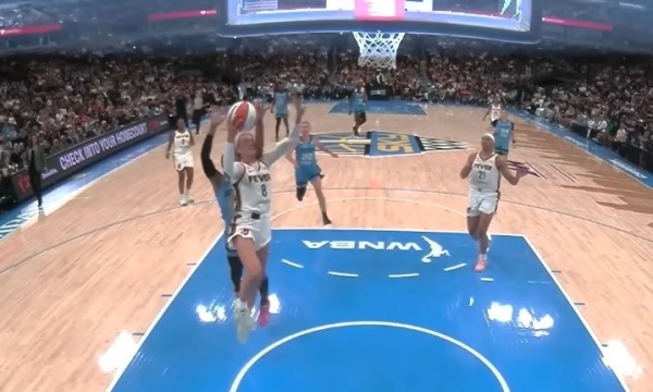 Sophie Cunningham reacts to DiJonai Carrington's 'white privilege' post after hard foul, ejection
