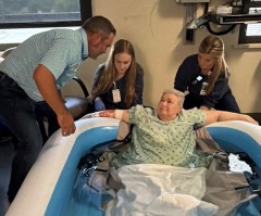 Huntsville Hospital ICU nurses help patient get baptized a week before death