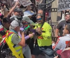 Antifa targets Christian street evangelist outside GOP convention; 2 arrested after assault