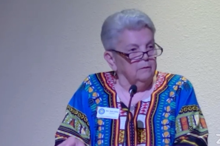 Lesbian nonbinary minister at Talarico's PCUSA church denies Gospel, condemns God as 'vengeful'