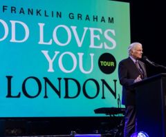 WATCH: Franklin Graham shares the Gospel in Manchester