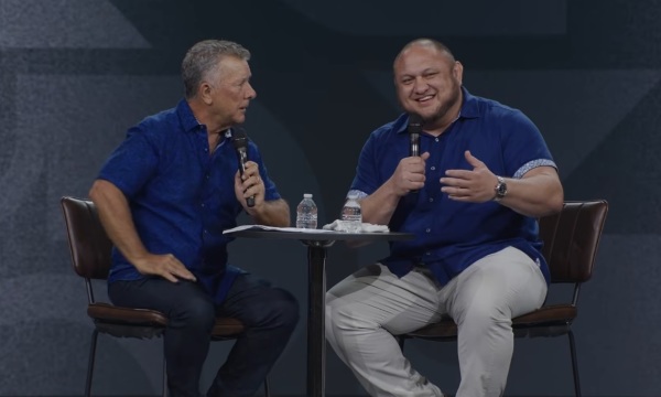 AEW wrestling star Samoa Joe encourages Christians to tithe