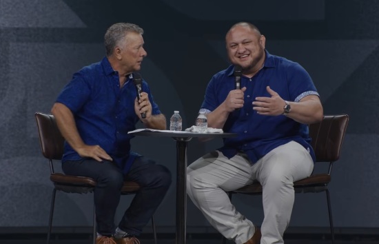 AEW wrestling star Samoa Joe encourages Christians to tithe