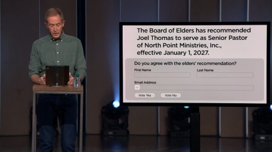 Andy Stanley to step down as head of North Point Community Church next year