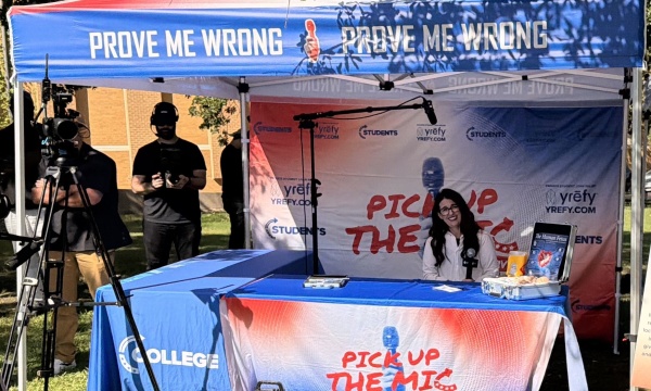 Young men flocking to pro-life mov't in 'historic numbers' as Students for Life, TPUSA launch campus free-speech series