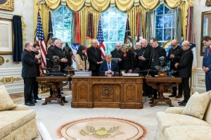 Catholic bishops apologize after prayer over Trump goes public: 'A heavy sadness'
