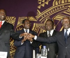 World Leaders Cautious of Zimbabwe Power-Sharing Deal