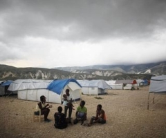 Haitians Went from Shacks to Plastic Sheeting, Says Mission Leader