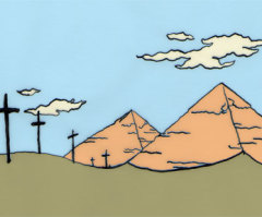Crosses in the Desert