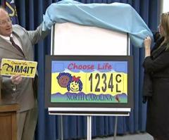 N.C. 'Choose Life' License Plates Face Lawsuit Over Free Speech Issues