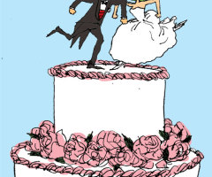 So a Bride and a Groom Walk Into a Chapel . . .