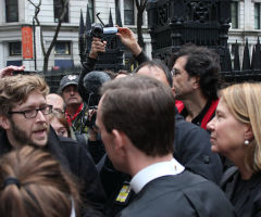 OWS Protesters Set Up Nativity Scene Near Trinity Church