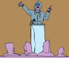 Hoodie Solidarity in the Pulpit