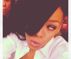 Rihanna Embarrassed by Mother's Ashton Kutcher Joke?