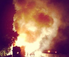 Sanctus Real's Tour Bus Destroyed in Fire (PHOTOS)