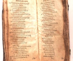 Mass. Church to Auction 17th Century Hymn Book