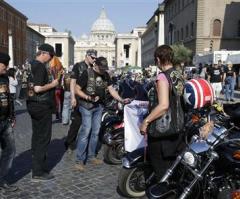 Pope Francis Blesses Thousands of Harley Bikers Ahead of Pro-Life Celebration