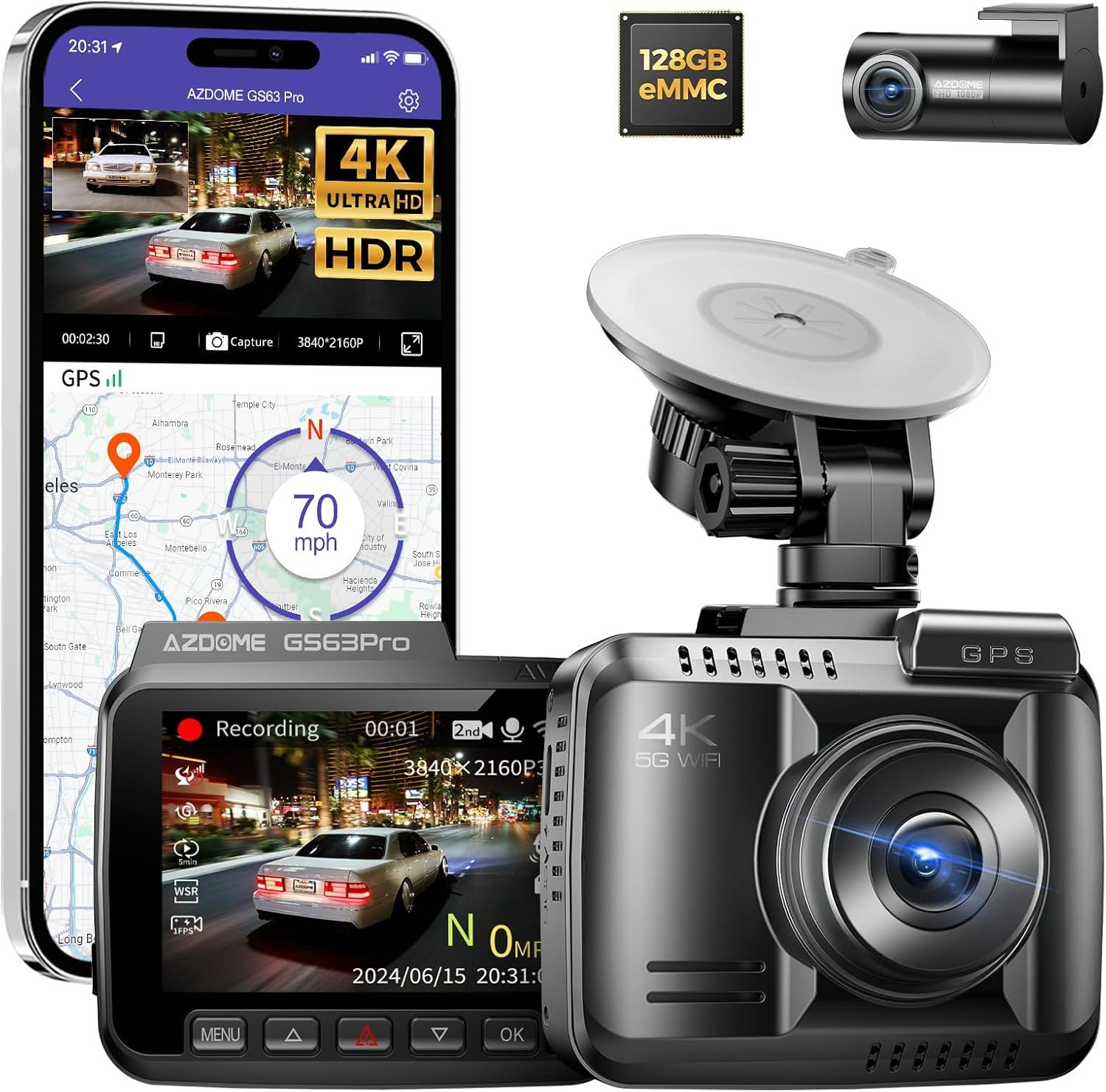 40% Off AZDOME 4K Dash Cam