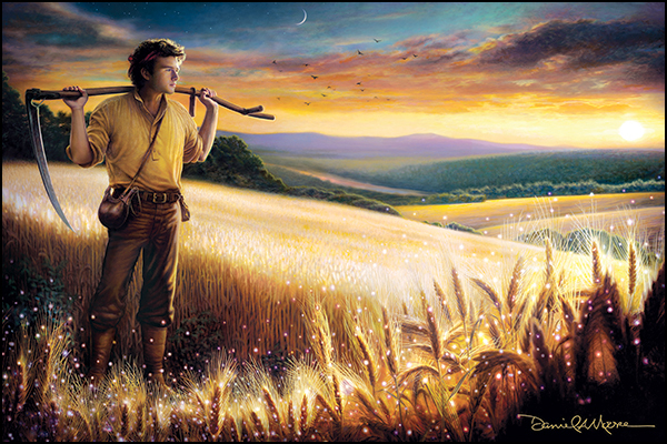 NEW OIL PAINTING – BY DANIEL A. MOORE<br>Fine Art Print Offer!