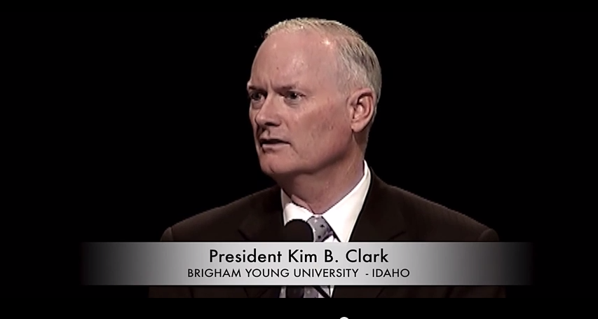 Brigham Young University-Idaho President, Kim B. Clark, Explains 'War ...