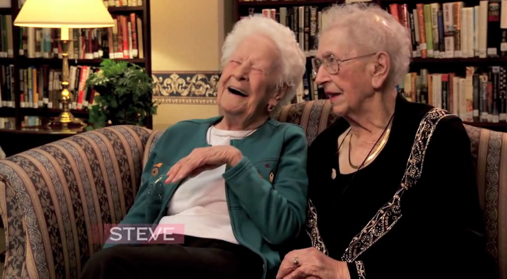 The older the better. Irene Cook. 100 Year old BFFS reported Speech. Two old is better. Older better.