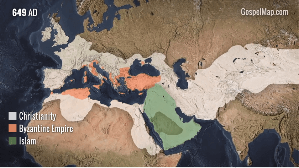 Spread Of Christianity Map 158886