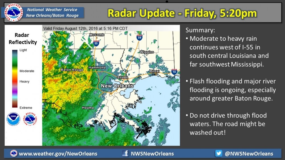 Louisiana Flooding Map, Update: Historic Disaster Kills 3, Thousands ...