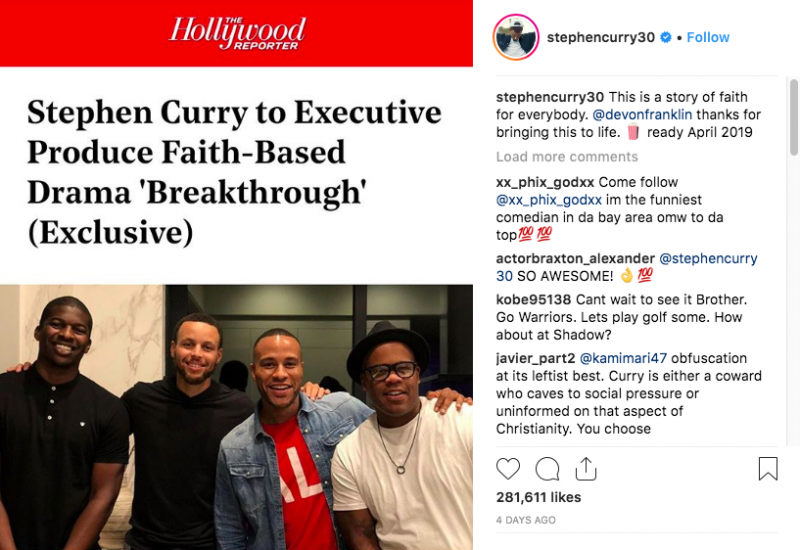 Breakthrough store stephen curry