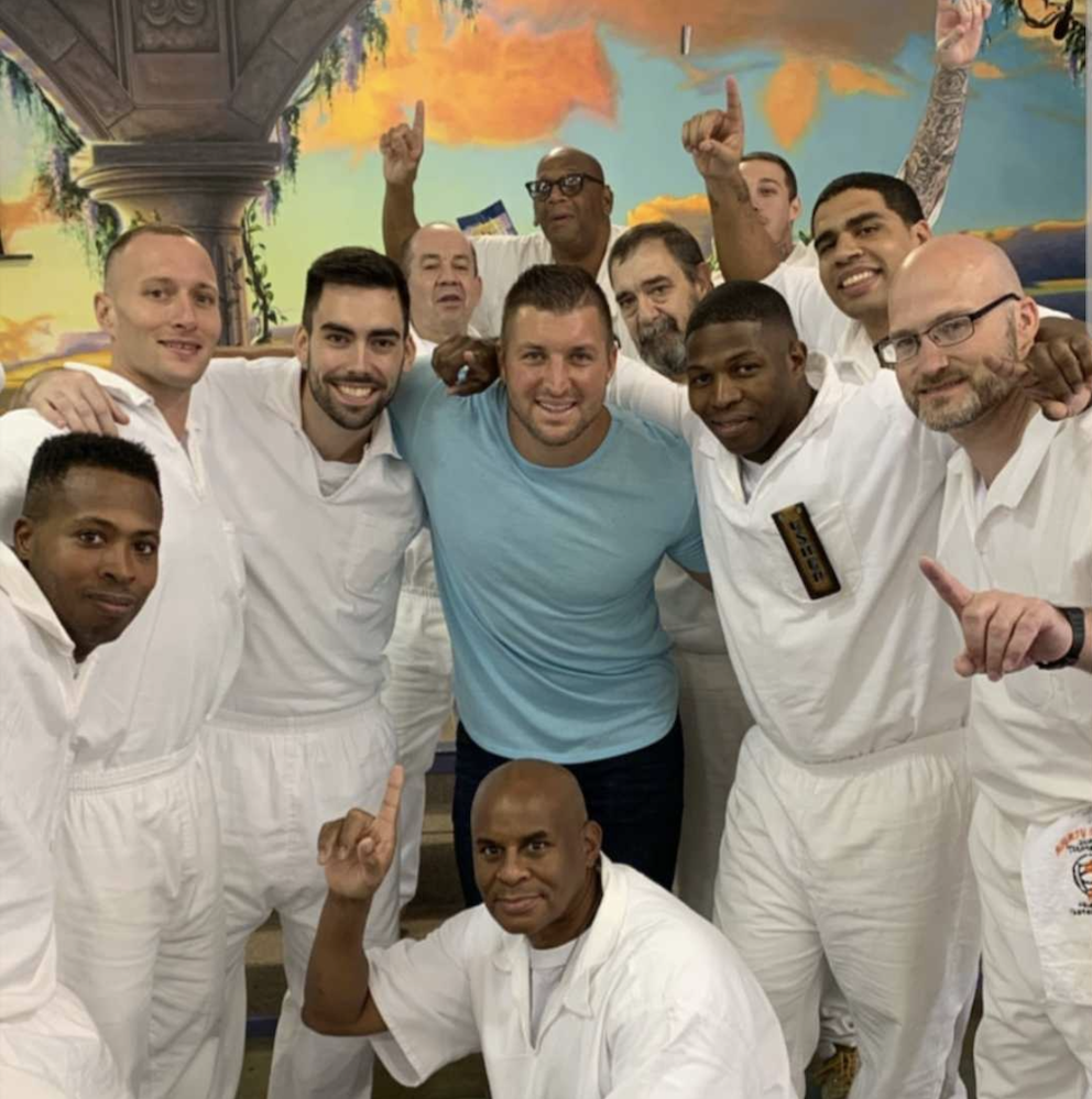 Tim Tebow: Florida quarterback visited prisons to evangelize