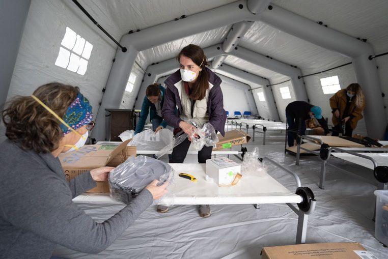 Samaritans Purse Field Hospital in New York City