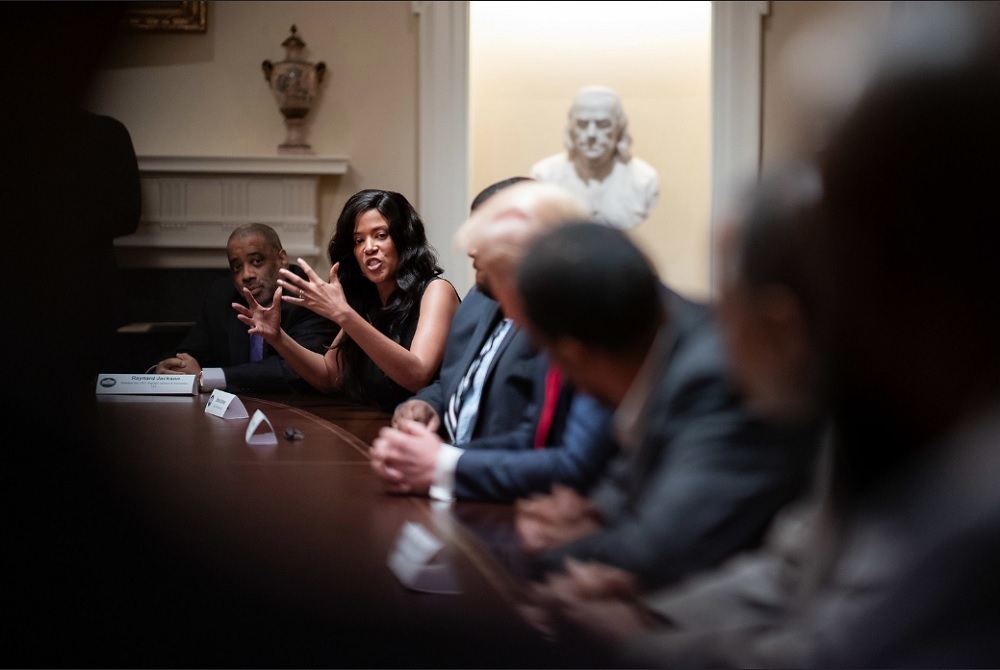 Pres. Trump holds roundtable with black leaders on race, police reforms - Vimarsana News