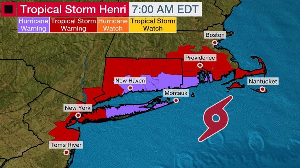 Tropical Storm Henri slams New England, causes flooding in NYC | U.S.