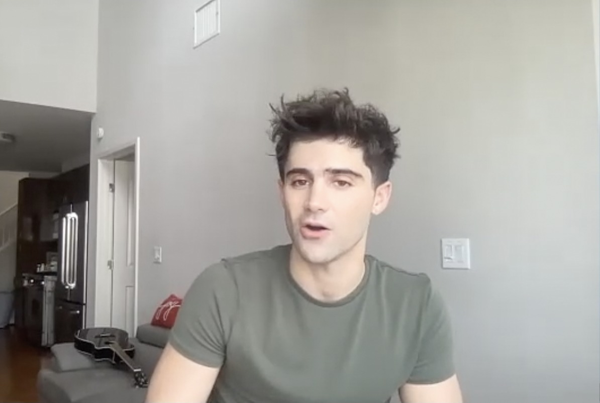 Max Ehrich talks being baptized while filming 'Southern Gospel'