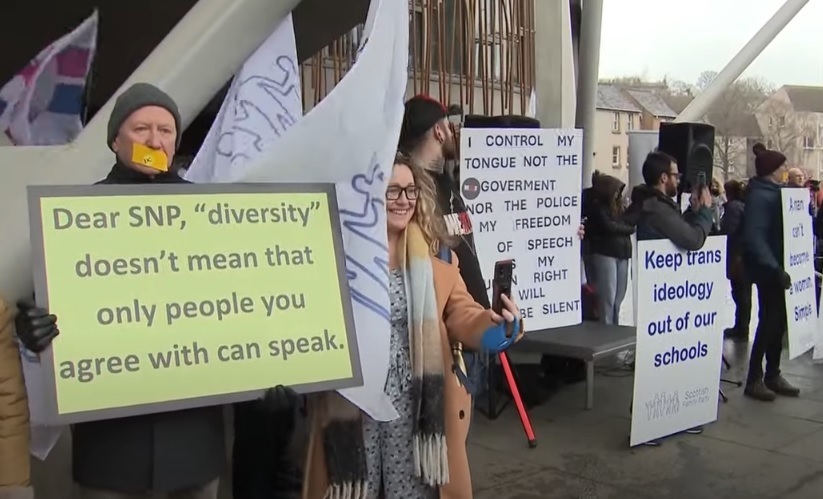 Scotland's new hate crime law sparks protest - Vimarsana News