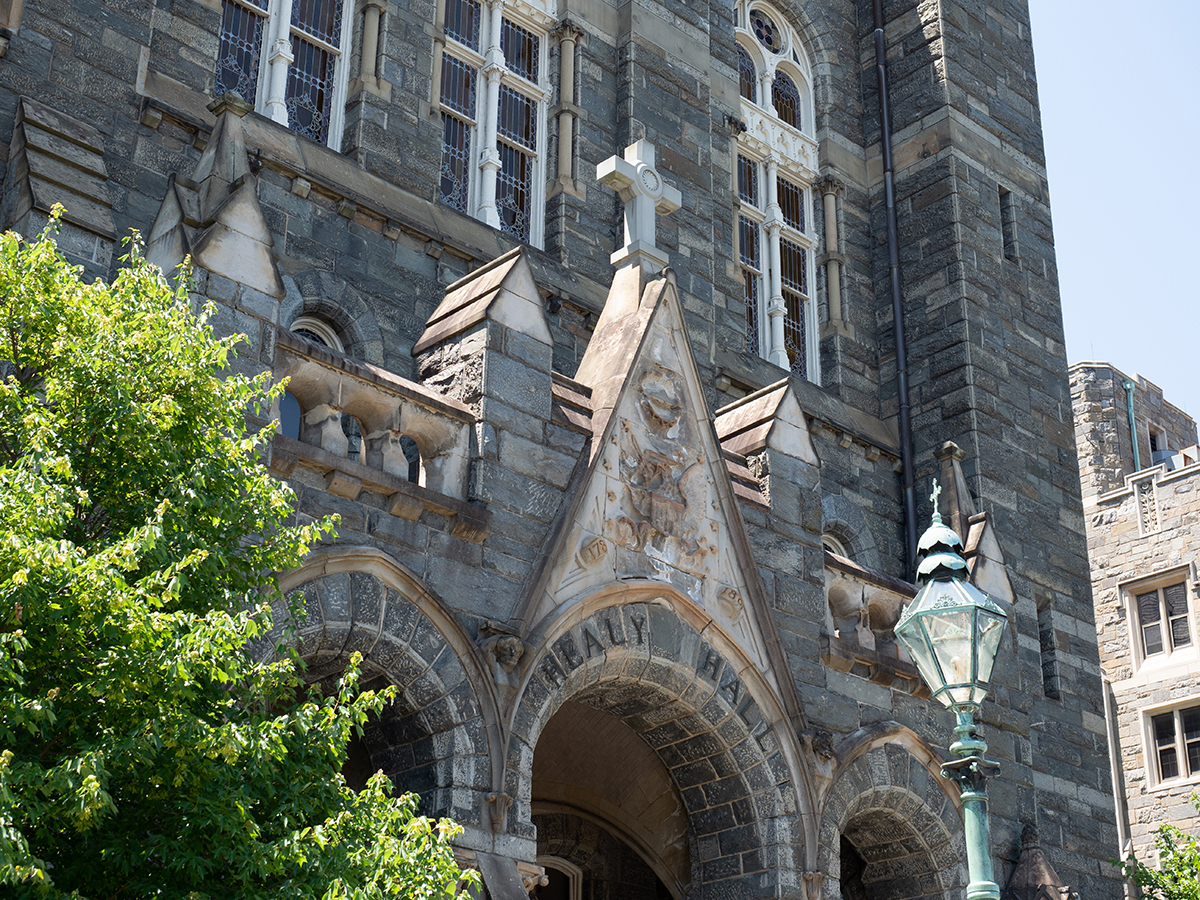 Georgetown investigating vandalism of crucifix, Catholic symbols as 'potential hate crimes'